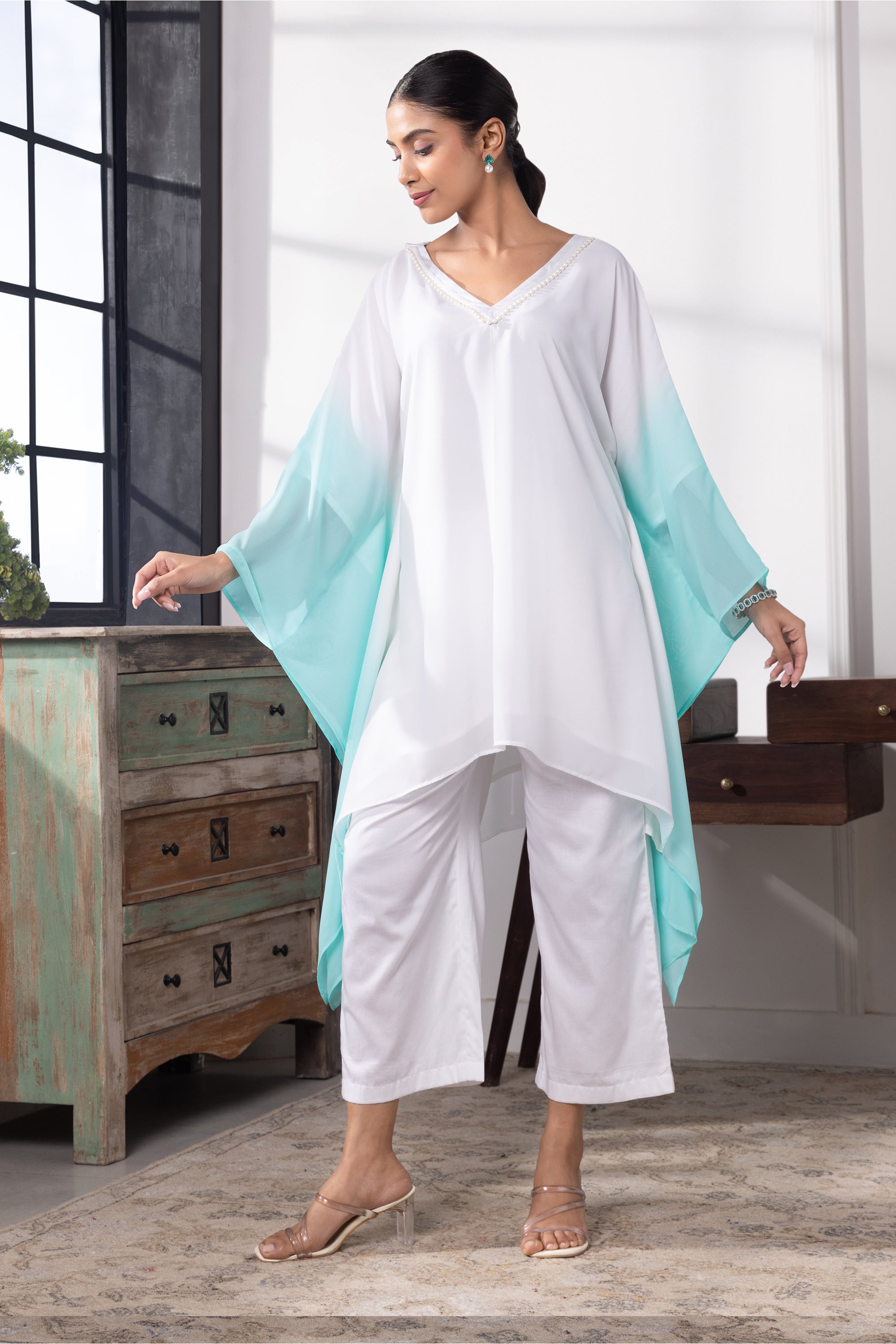 Eliza Ombre Kaftan Set