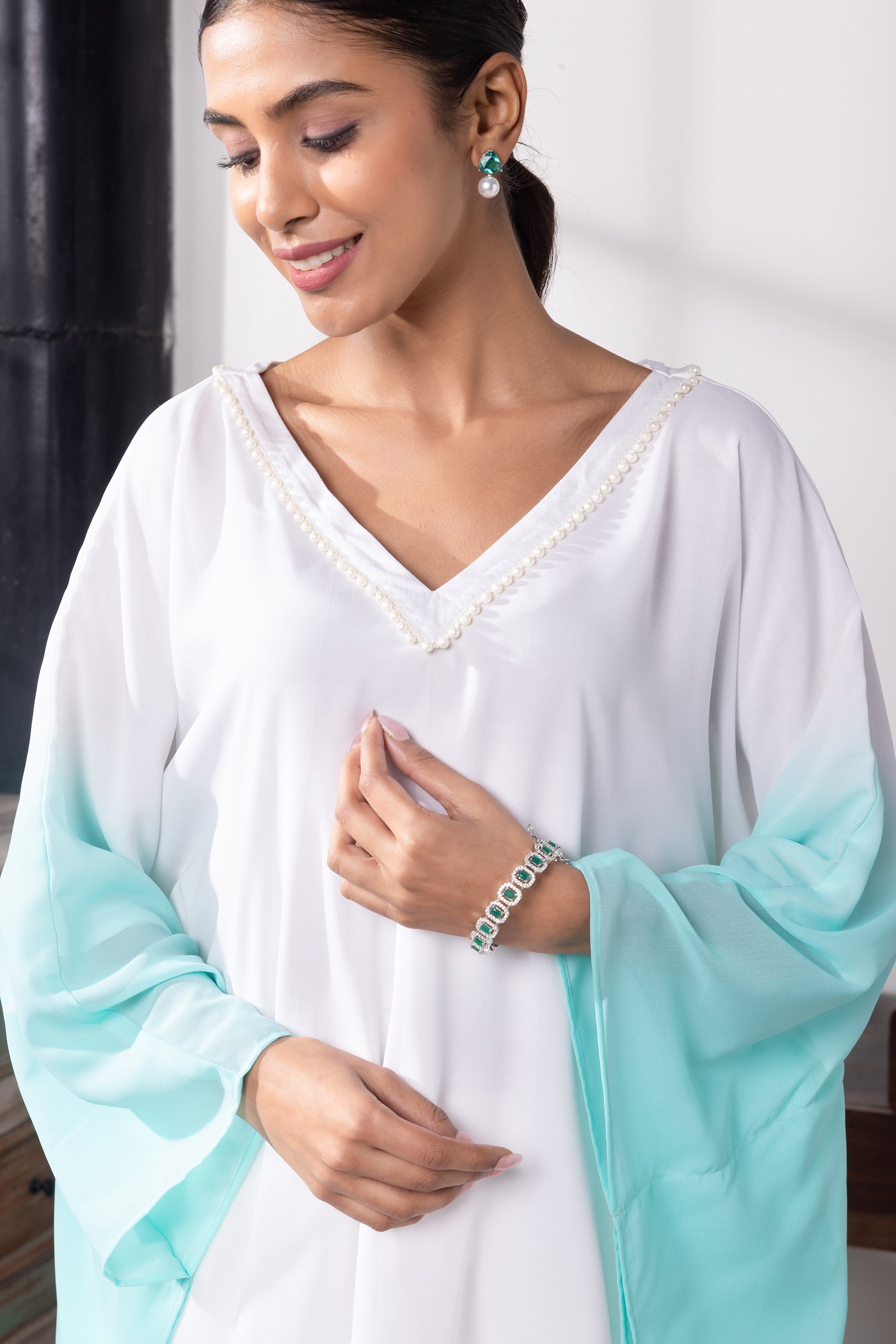 Eliza Ombre Kaftan Set