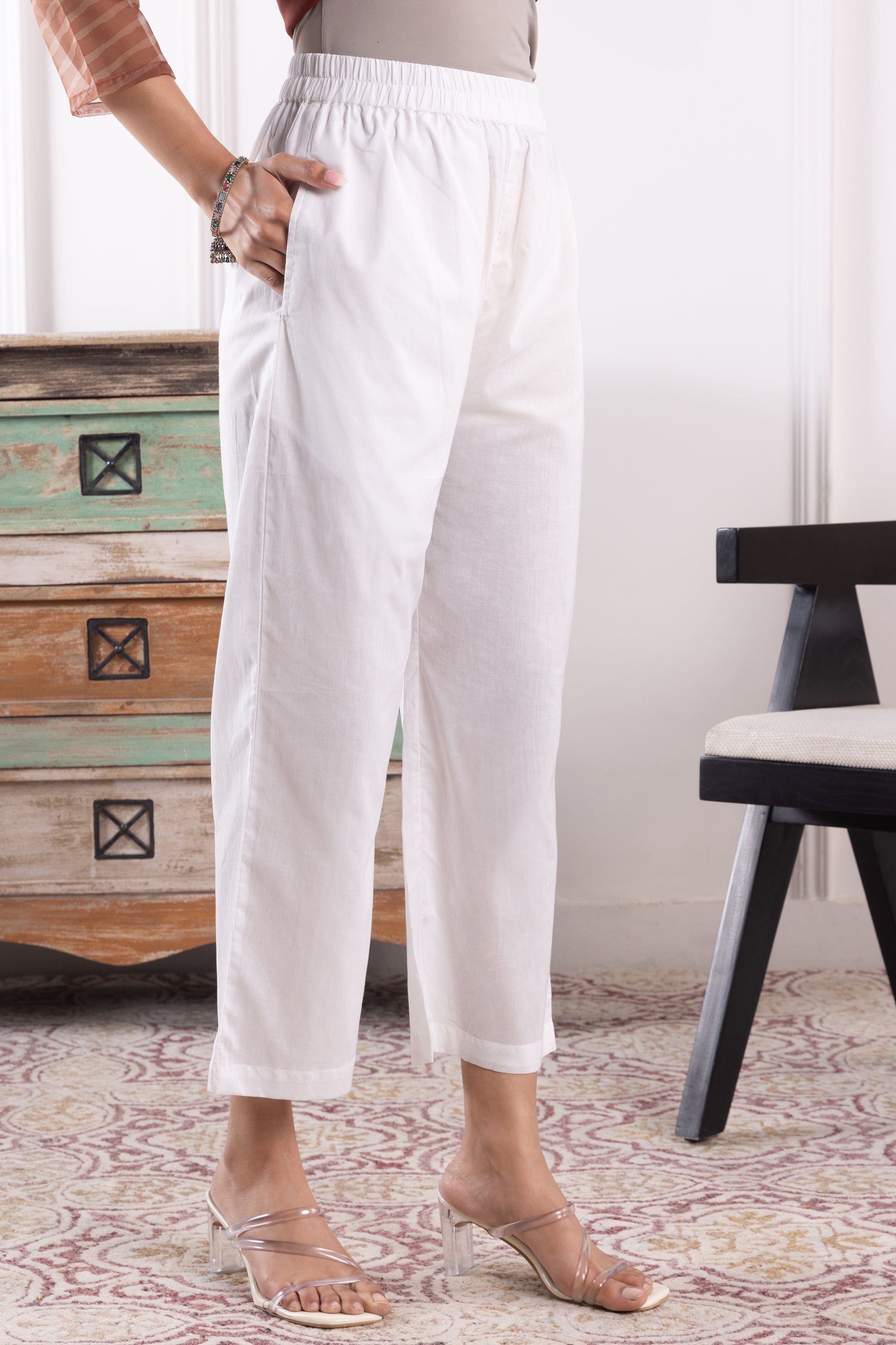 Ophelia Brown Organza Kurta Set