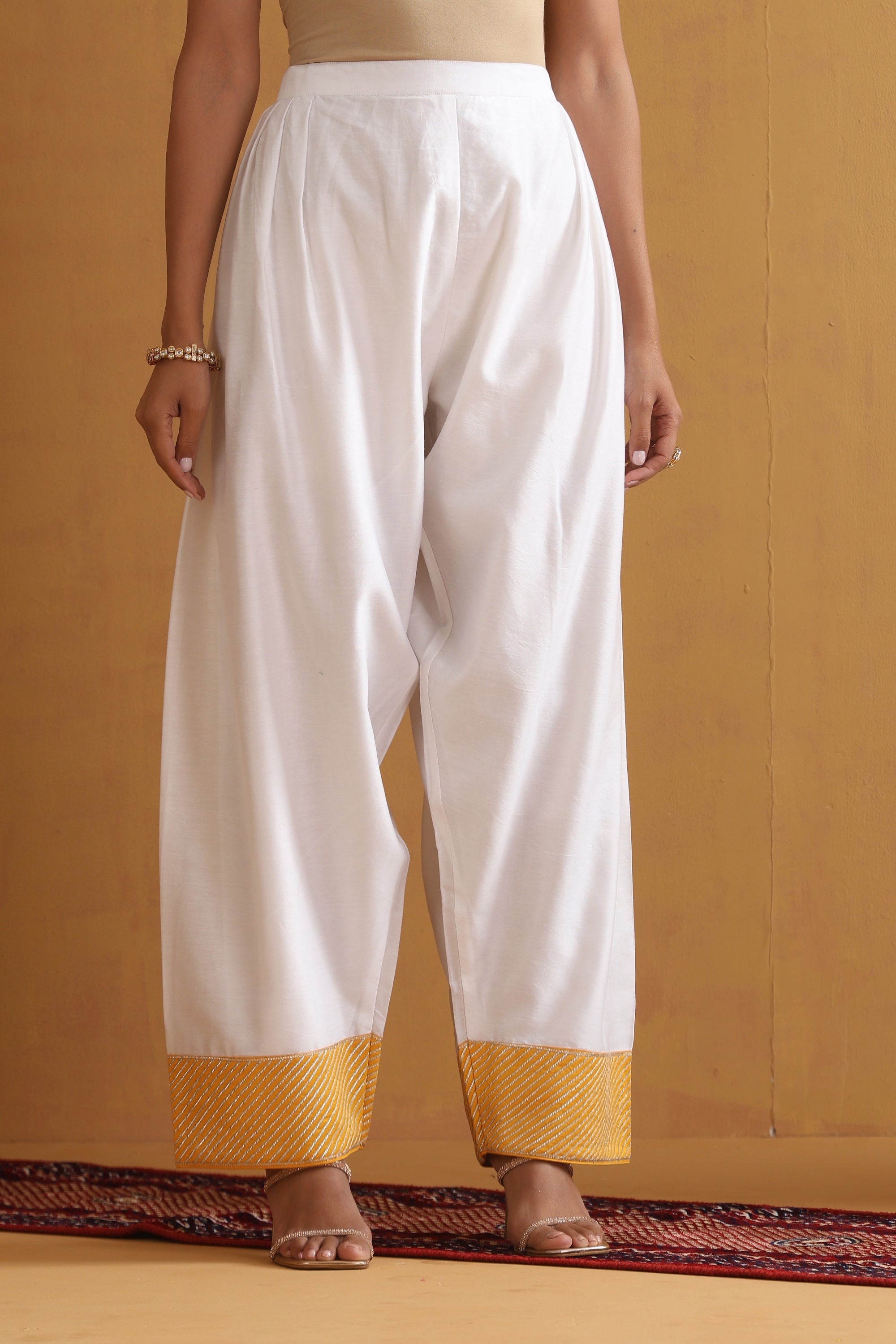 Vedanshi White Embroidered Kurta Set with Dupatta