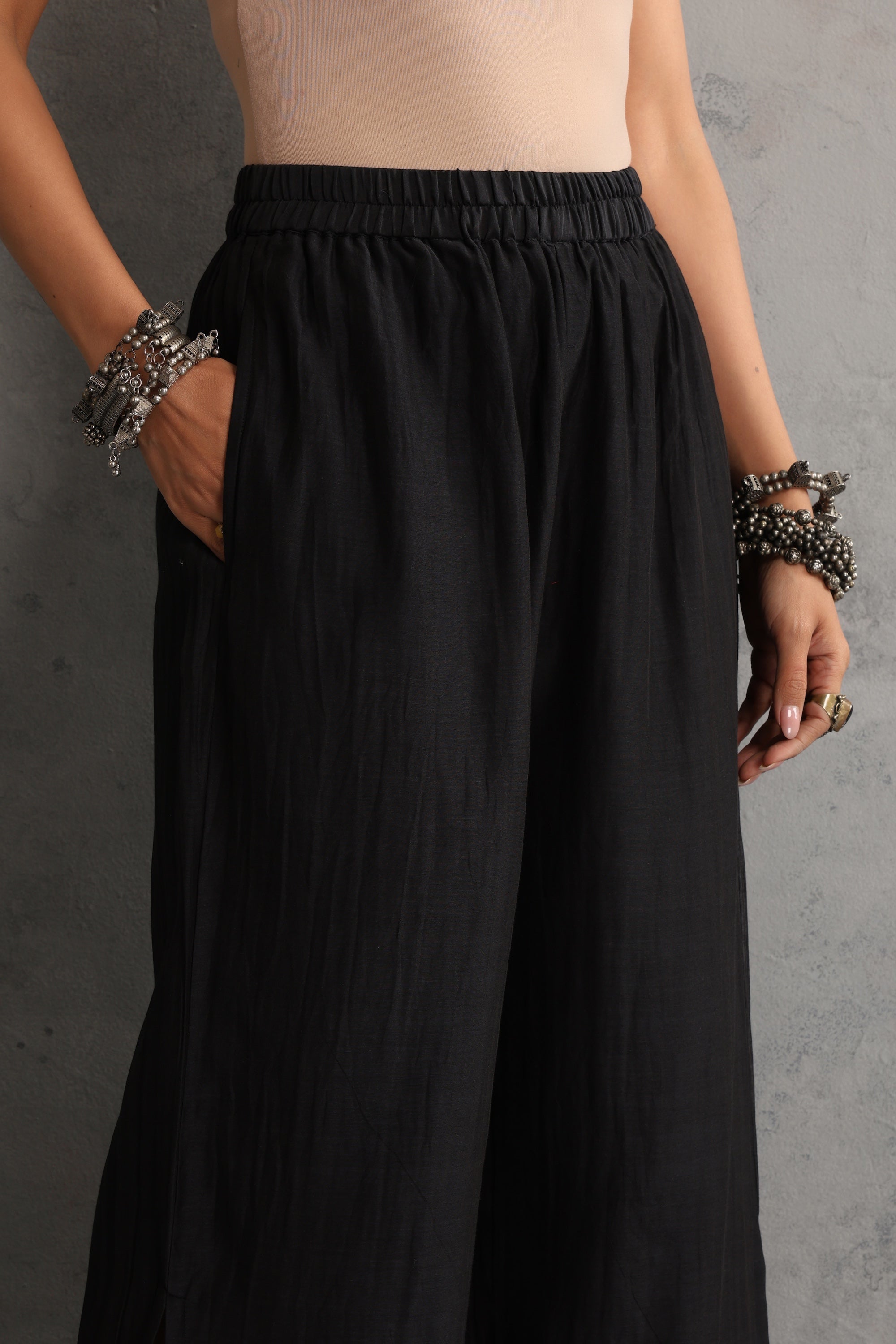 Aurika Black Embroidered Co-ord Set