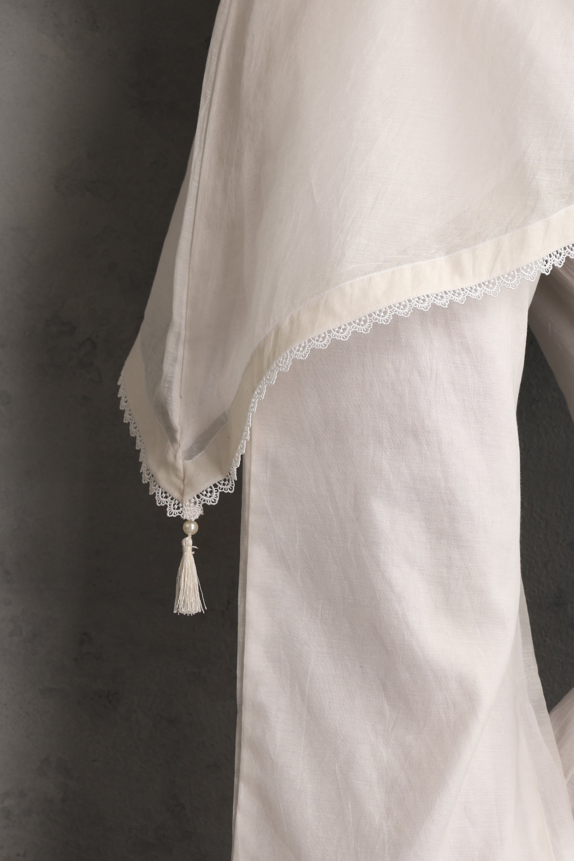 Iksha White Embroidered Co-ord Set