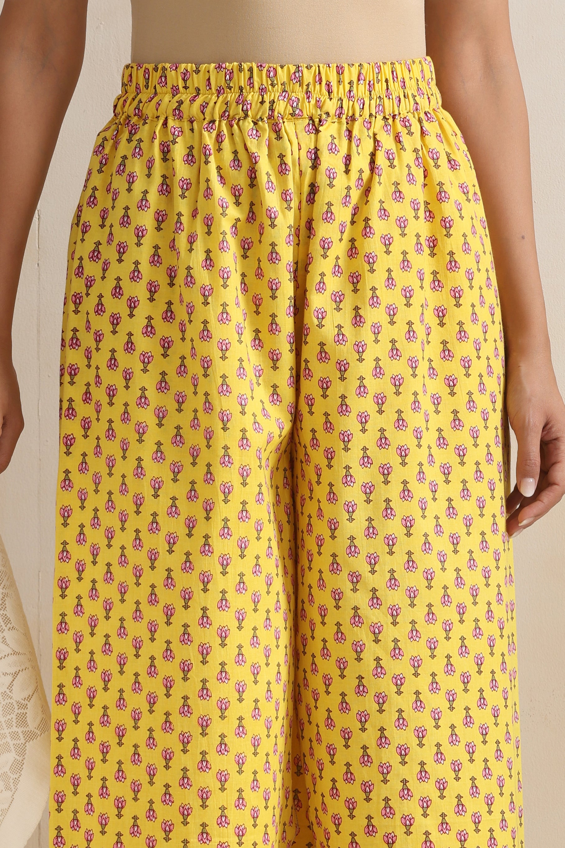 Aspen Yellow Floral Kurta Set