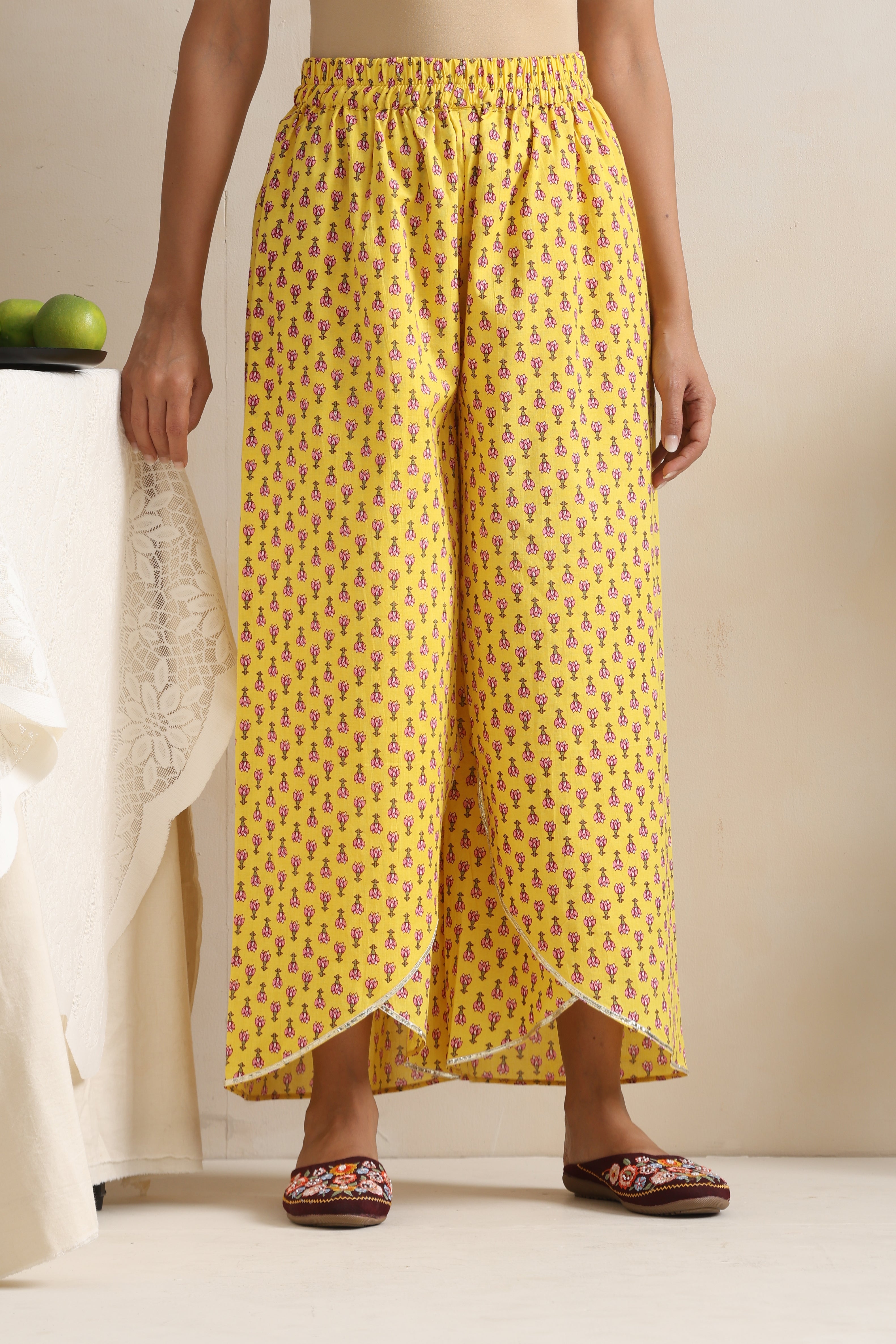 Aspen Yellow Floral Kurta Set