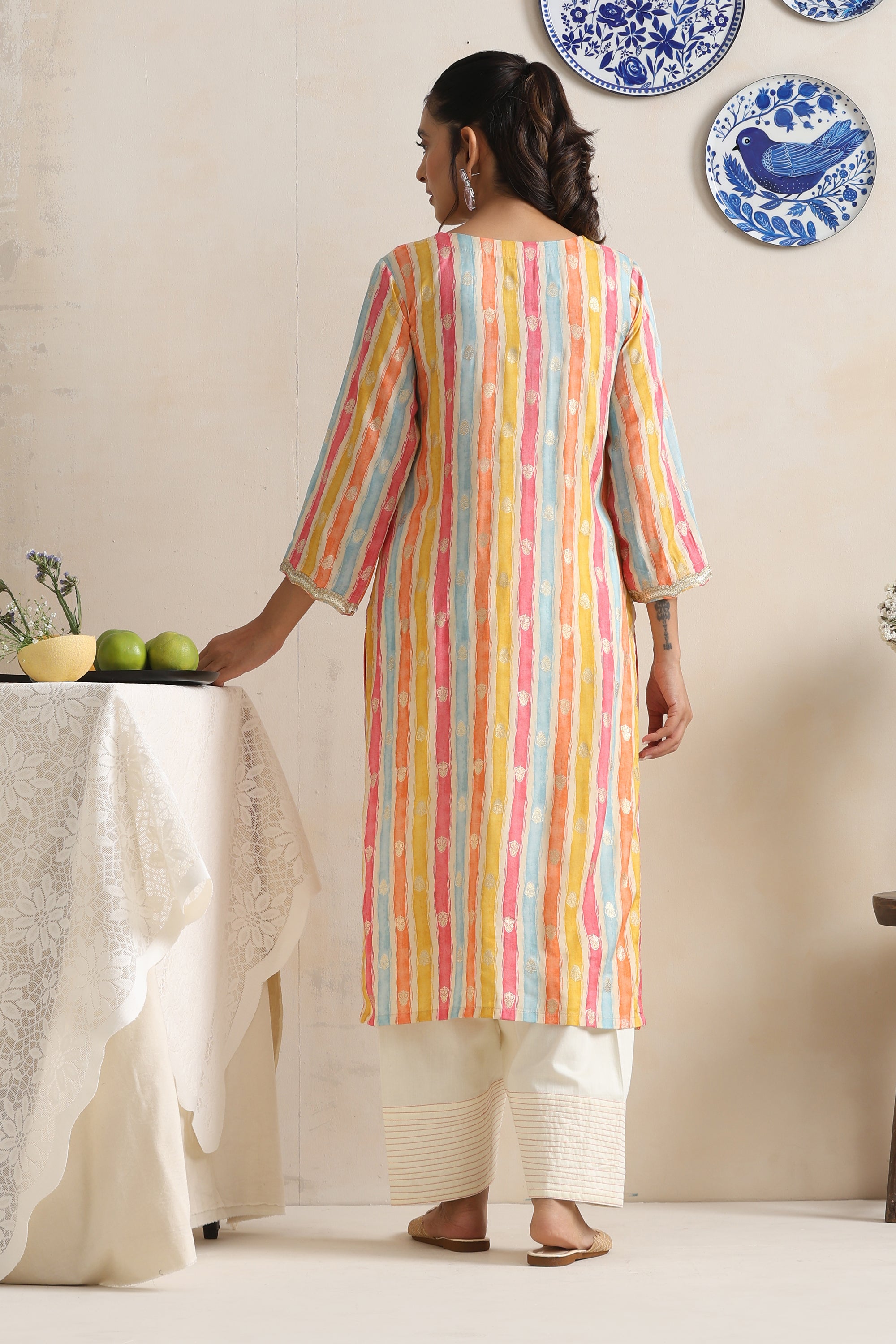 Adele Multicolored Kurta Set