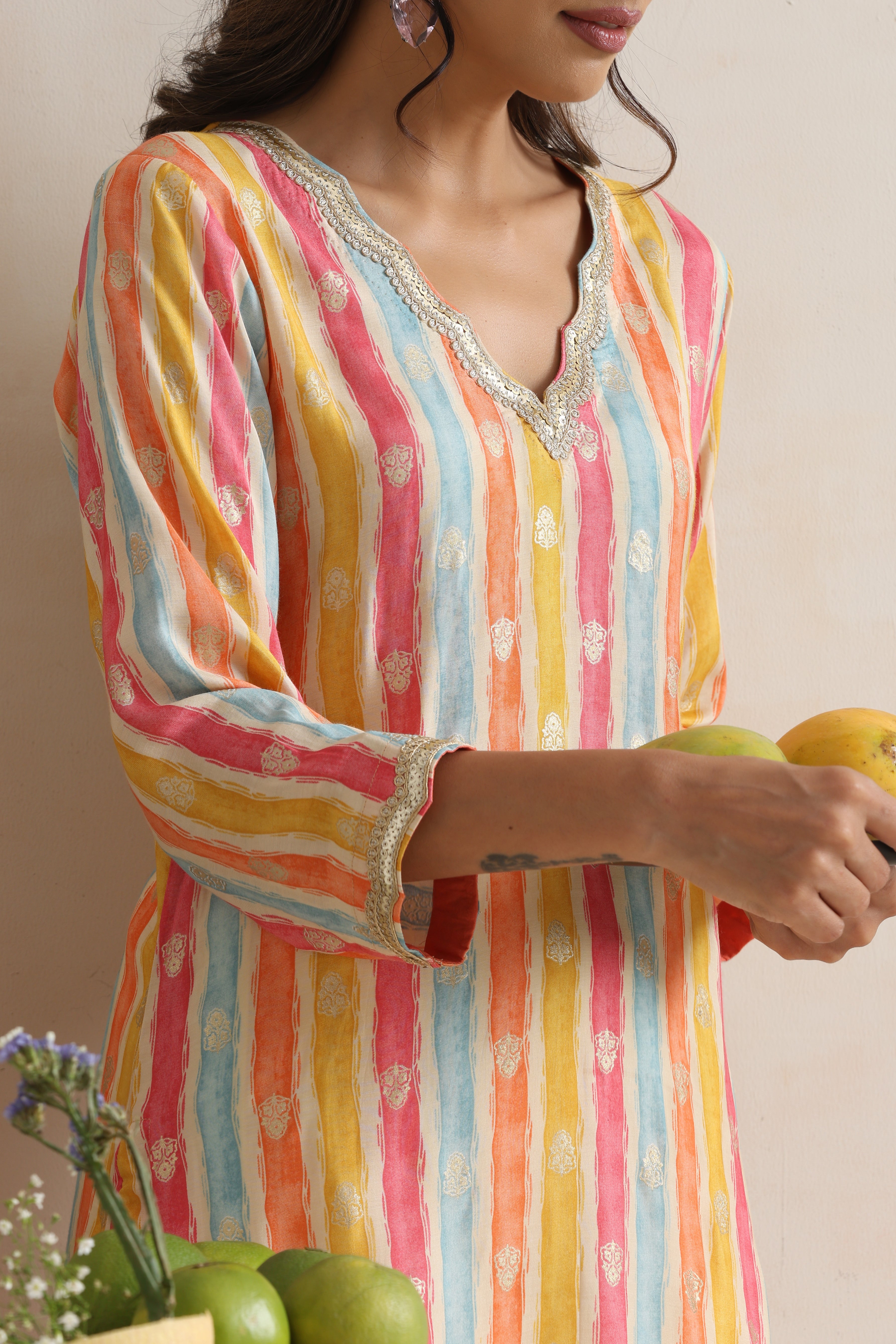 Adele Multicolored Kurta Set