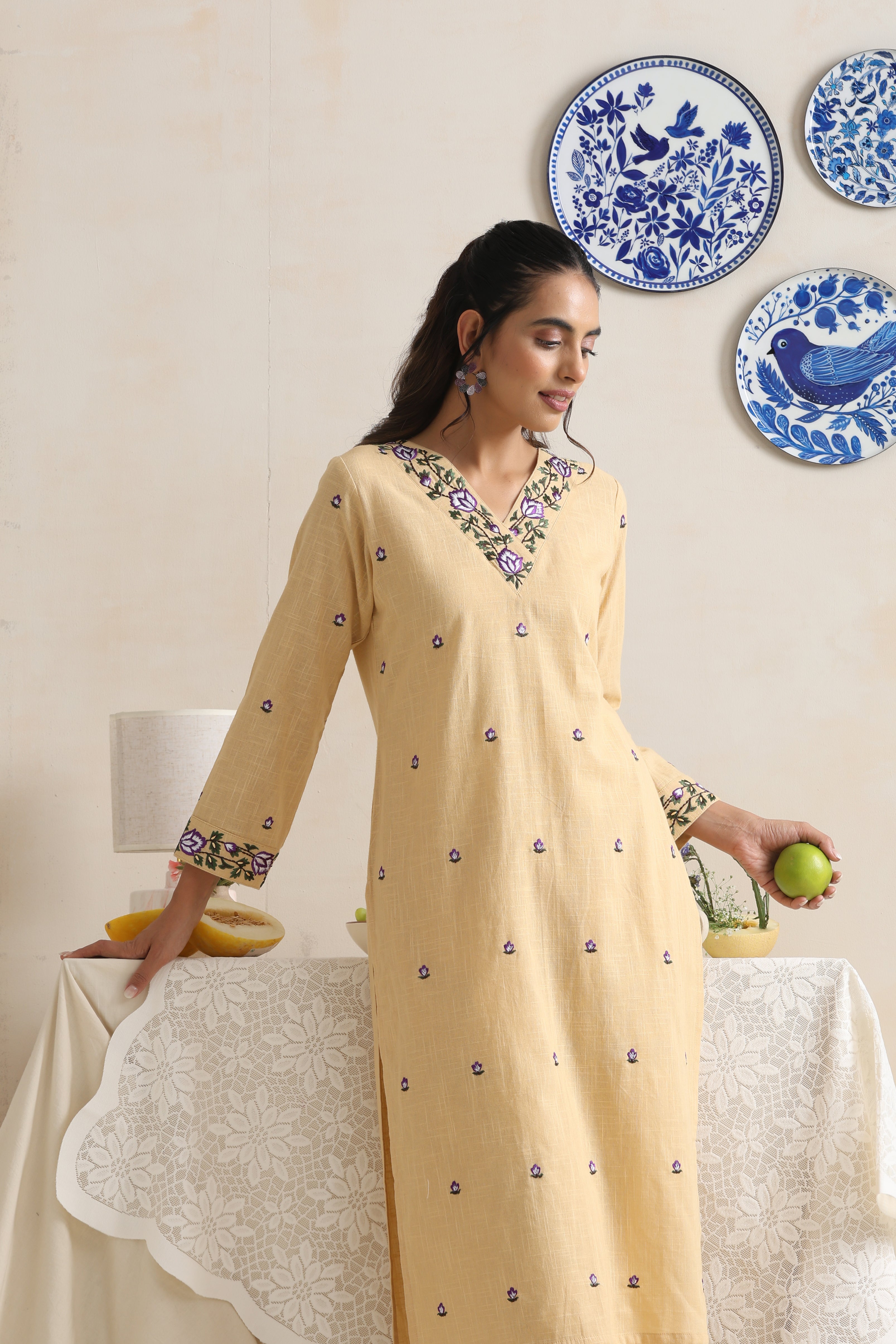 Kelsey Embroidered Kurta Set