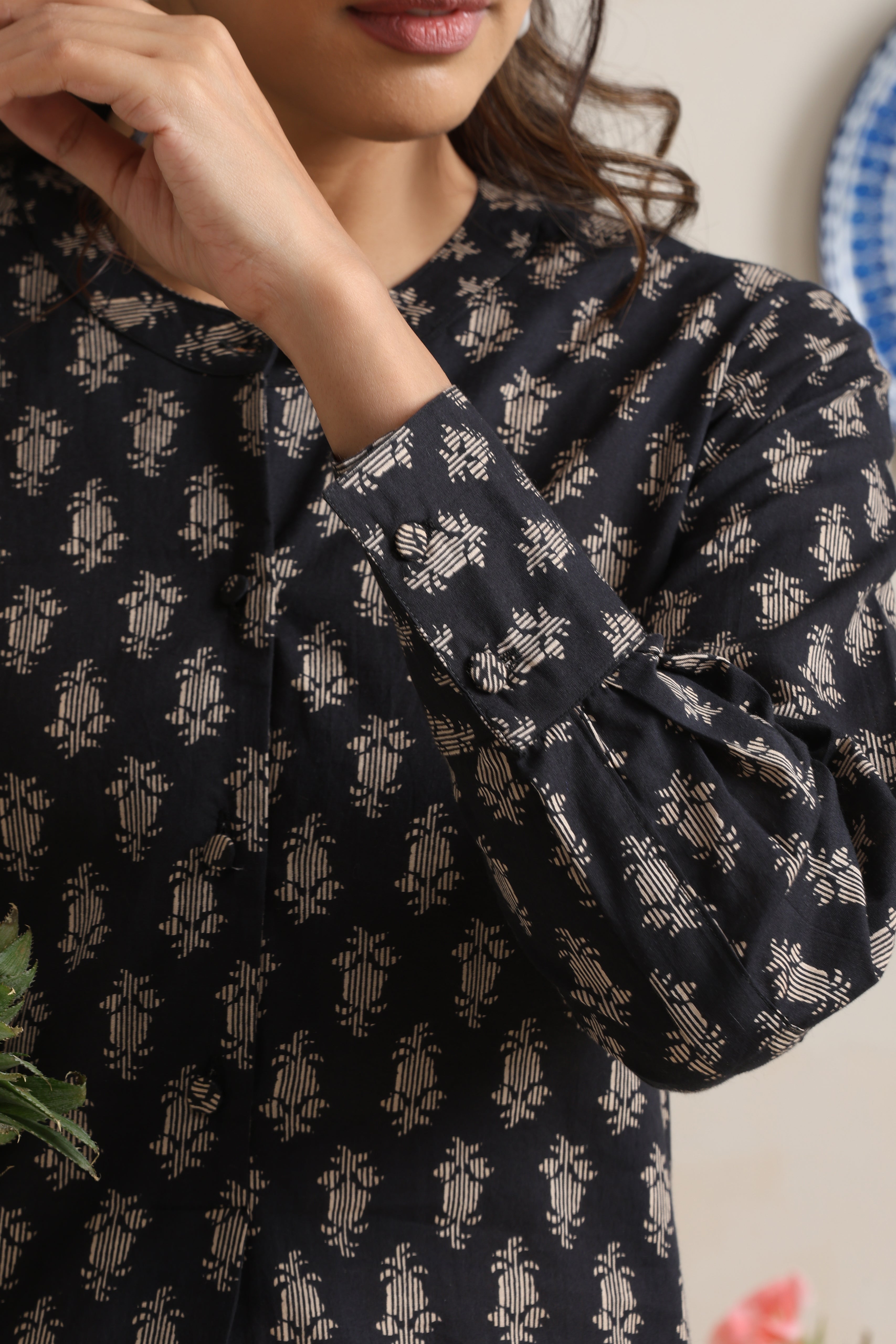 Quinn Black Kurta Set