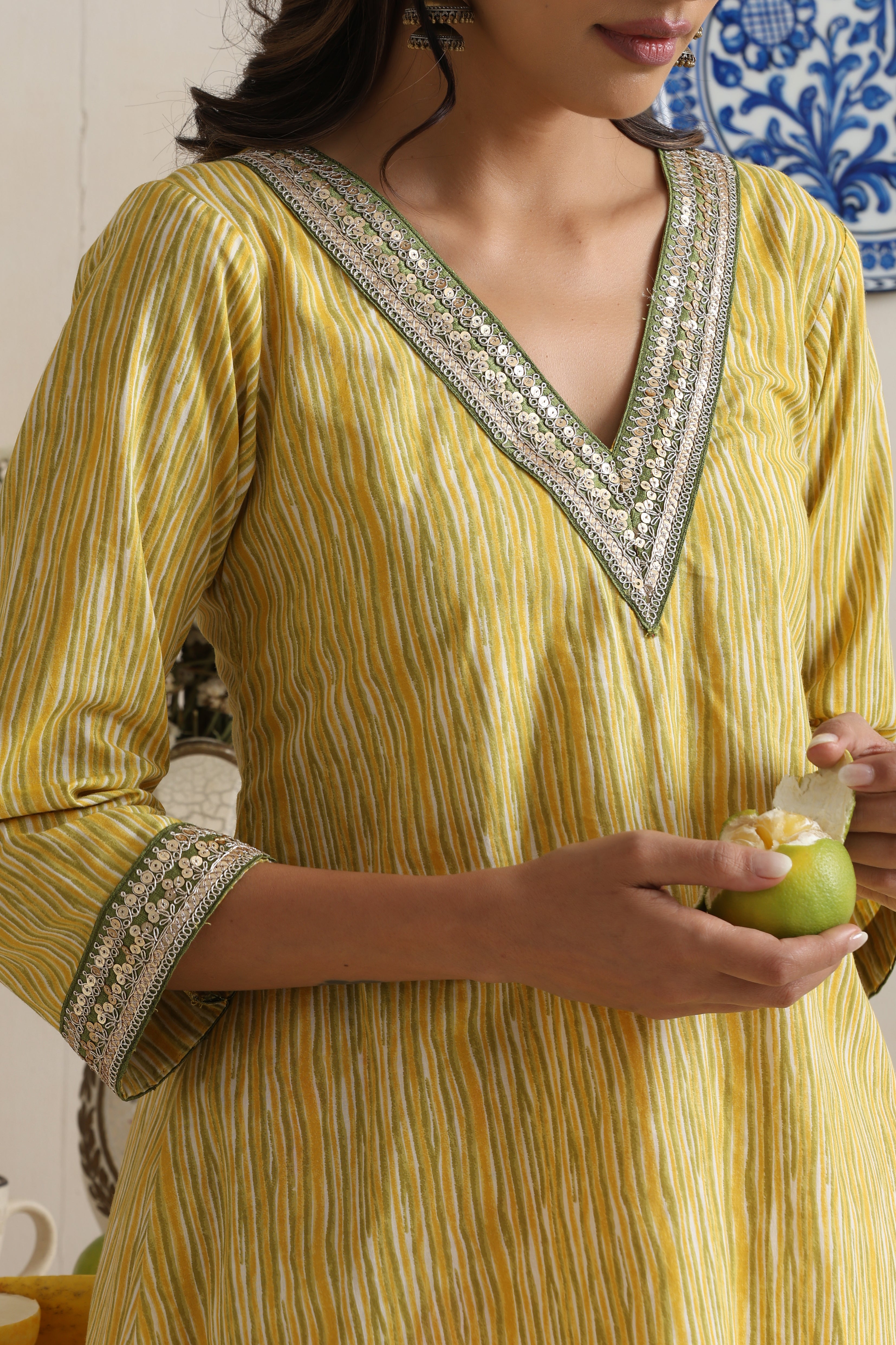 Every Yellow Floral Kurta Set