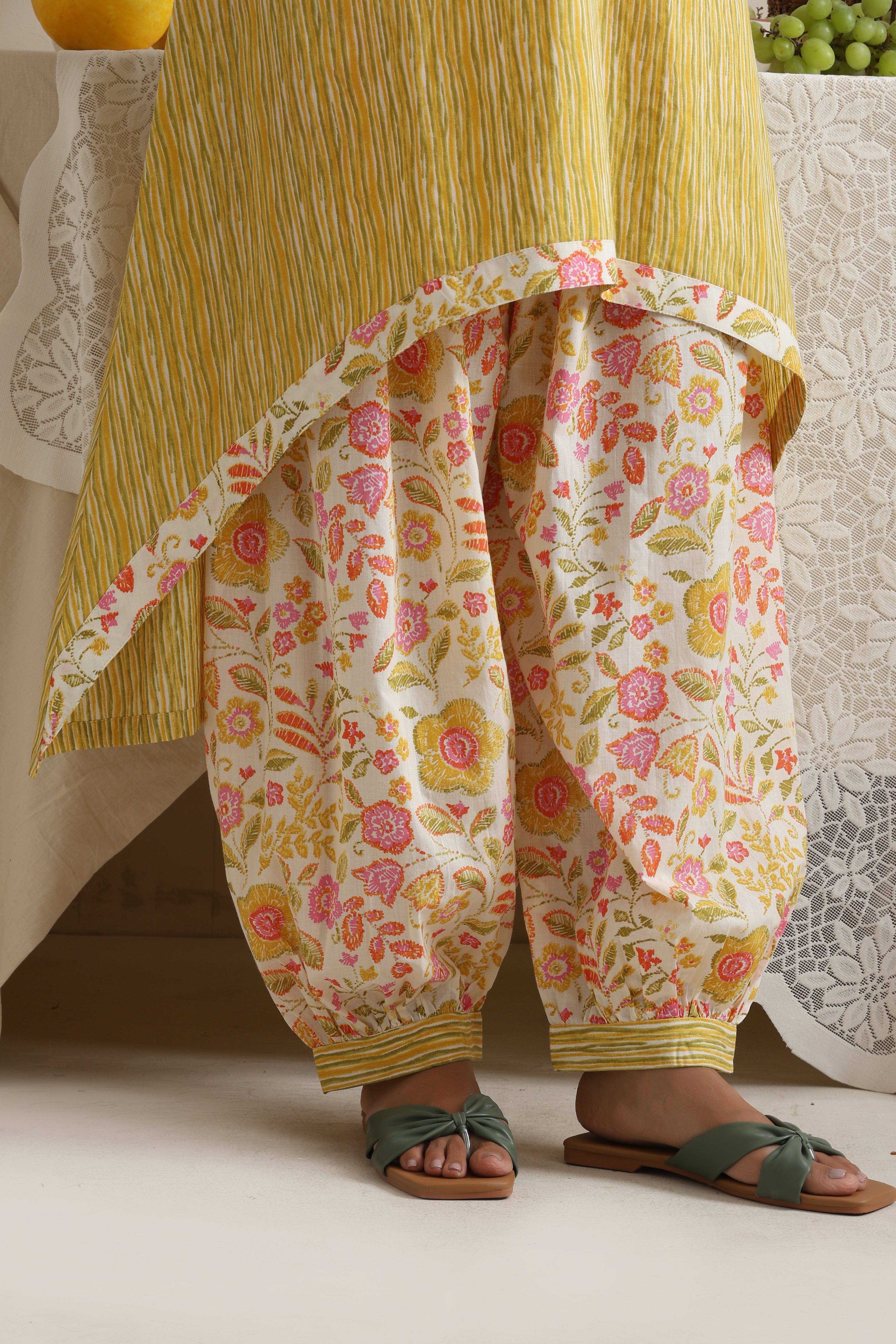 Every Yellow Floral Kurta Set
