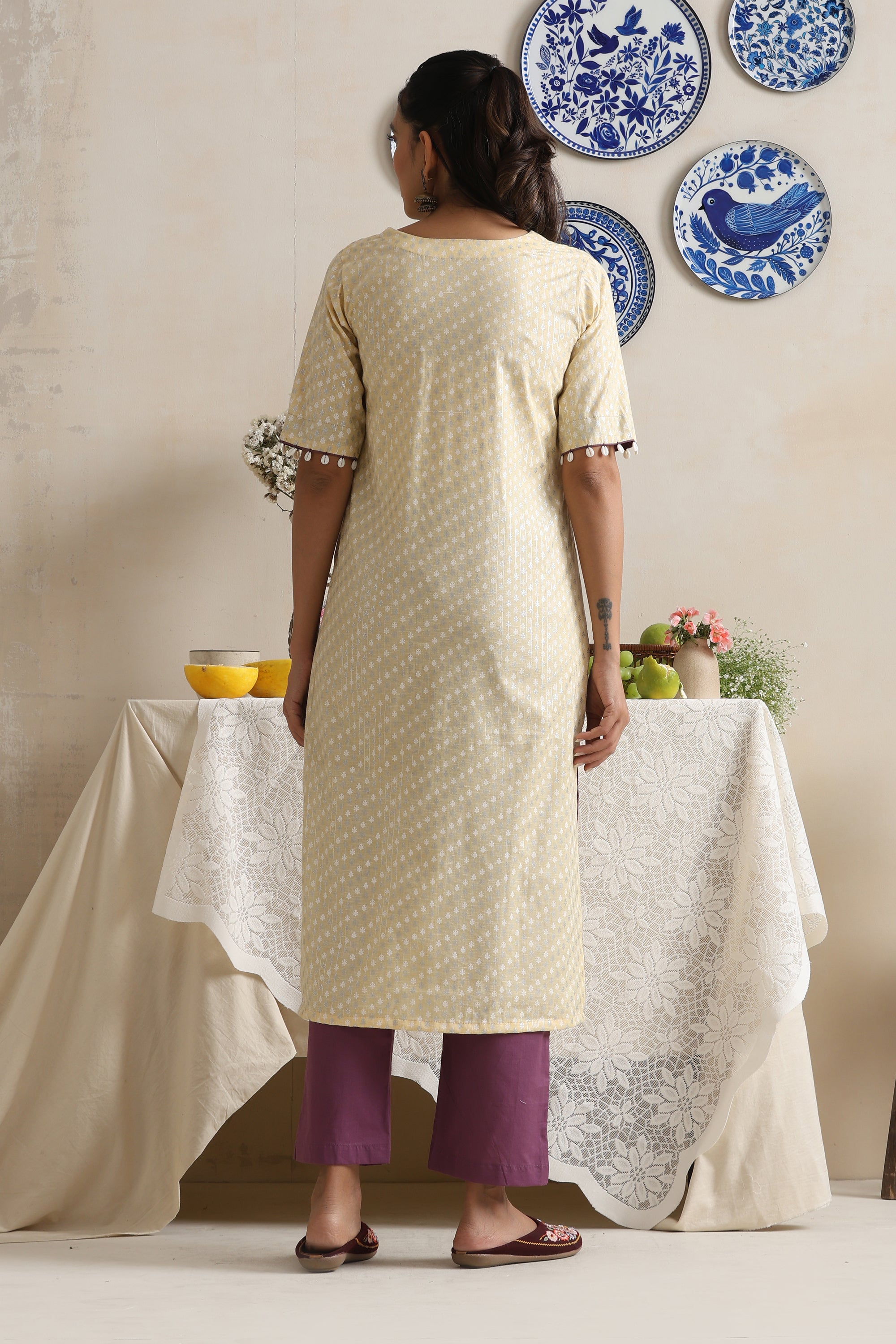 Juniper Yellow Kurta Set
