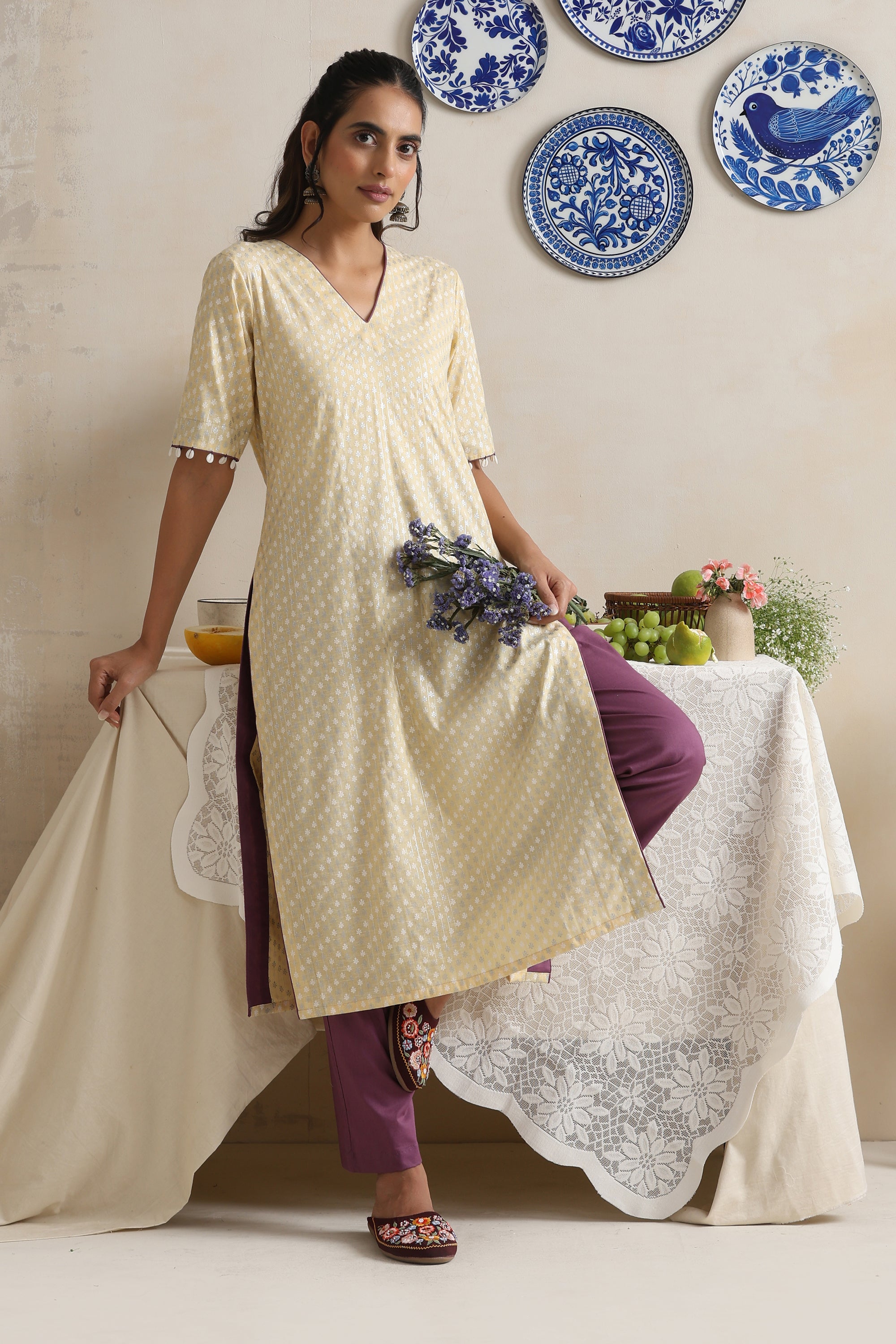 Juniper Yellow Kurta Set