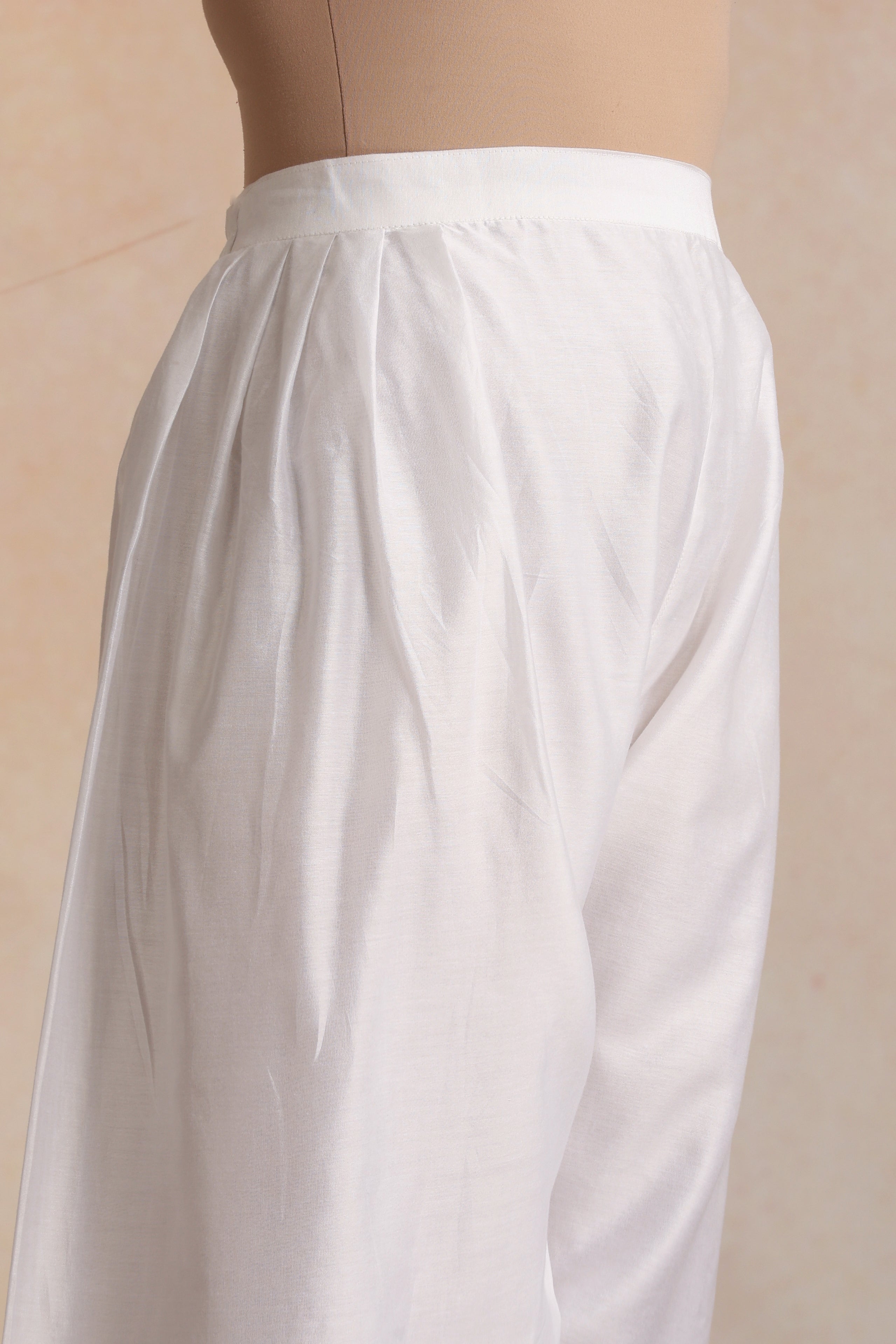Chandini White Kurta Set with Dupatta