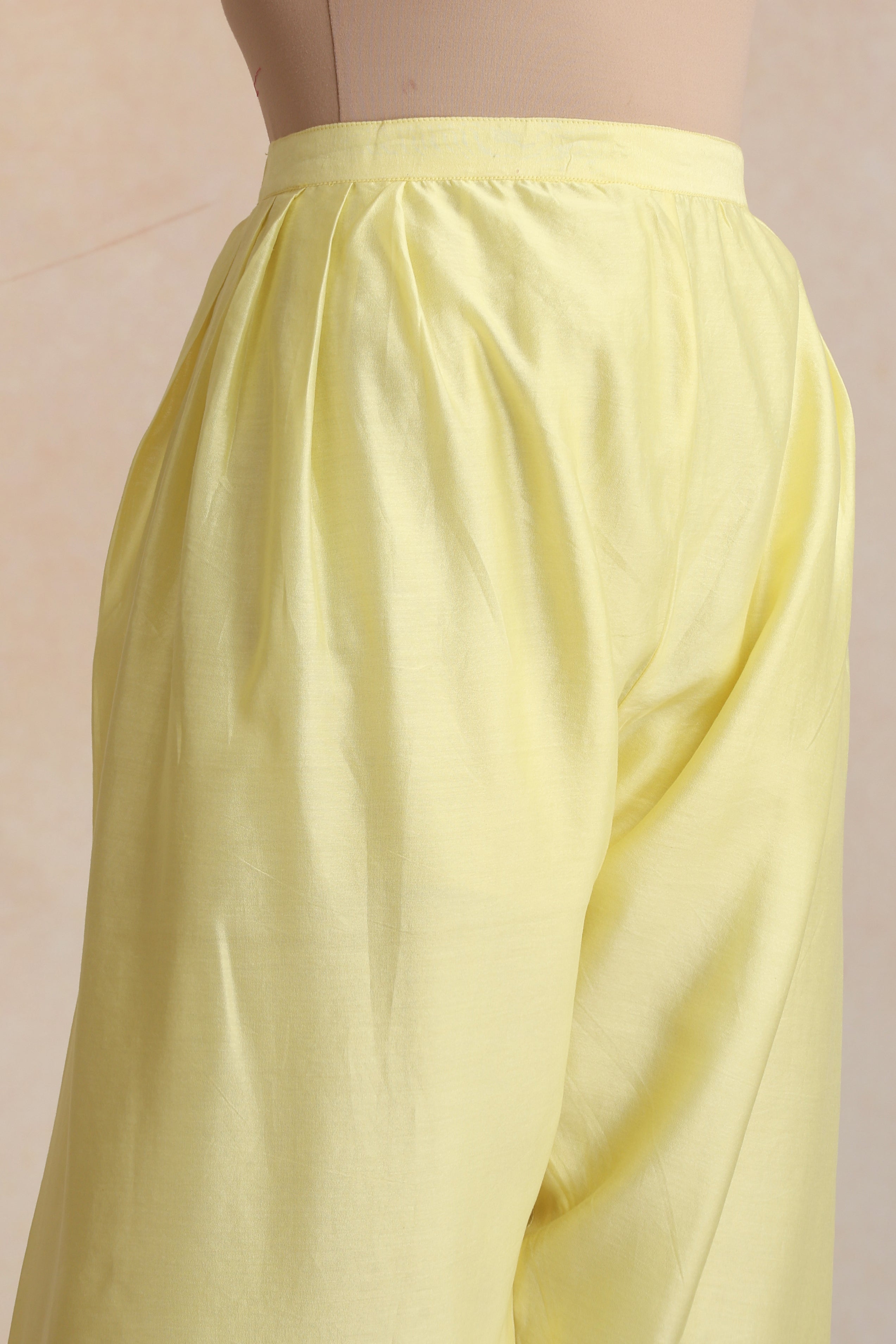 Sunehri Yellow Embroidered Kurta Set with Dupatta