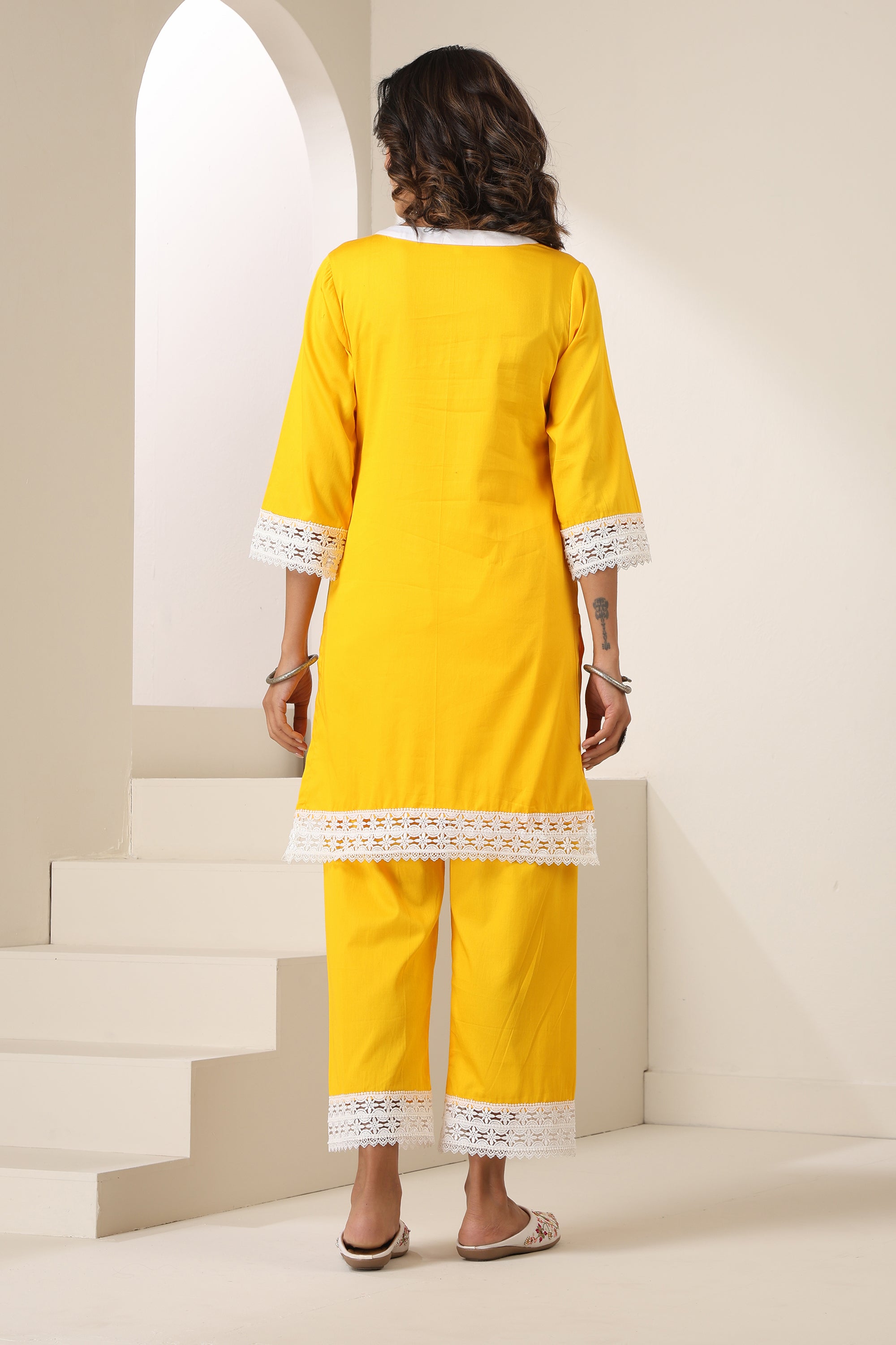 Meher Yellow Co-ord Set