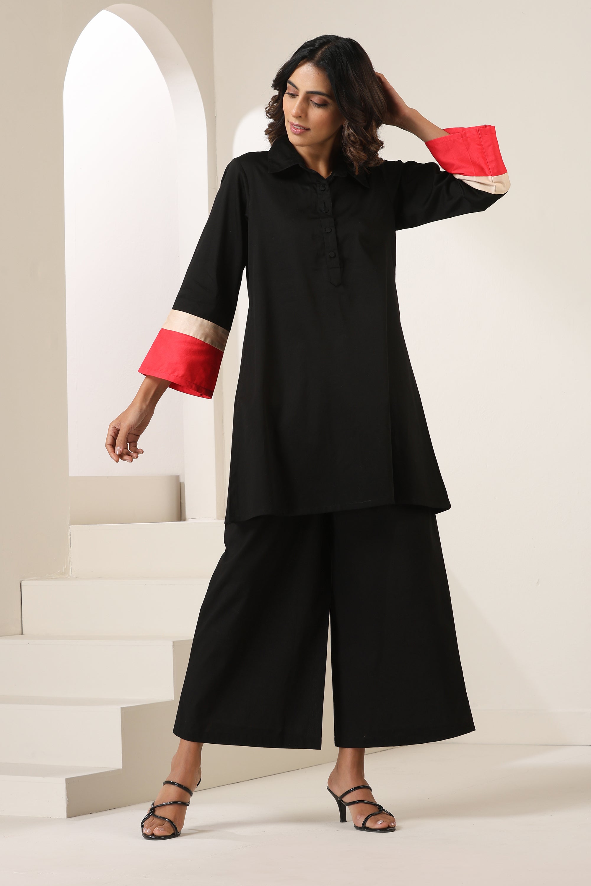 Tahira Black Co-ord Set