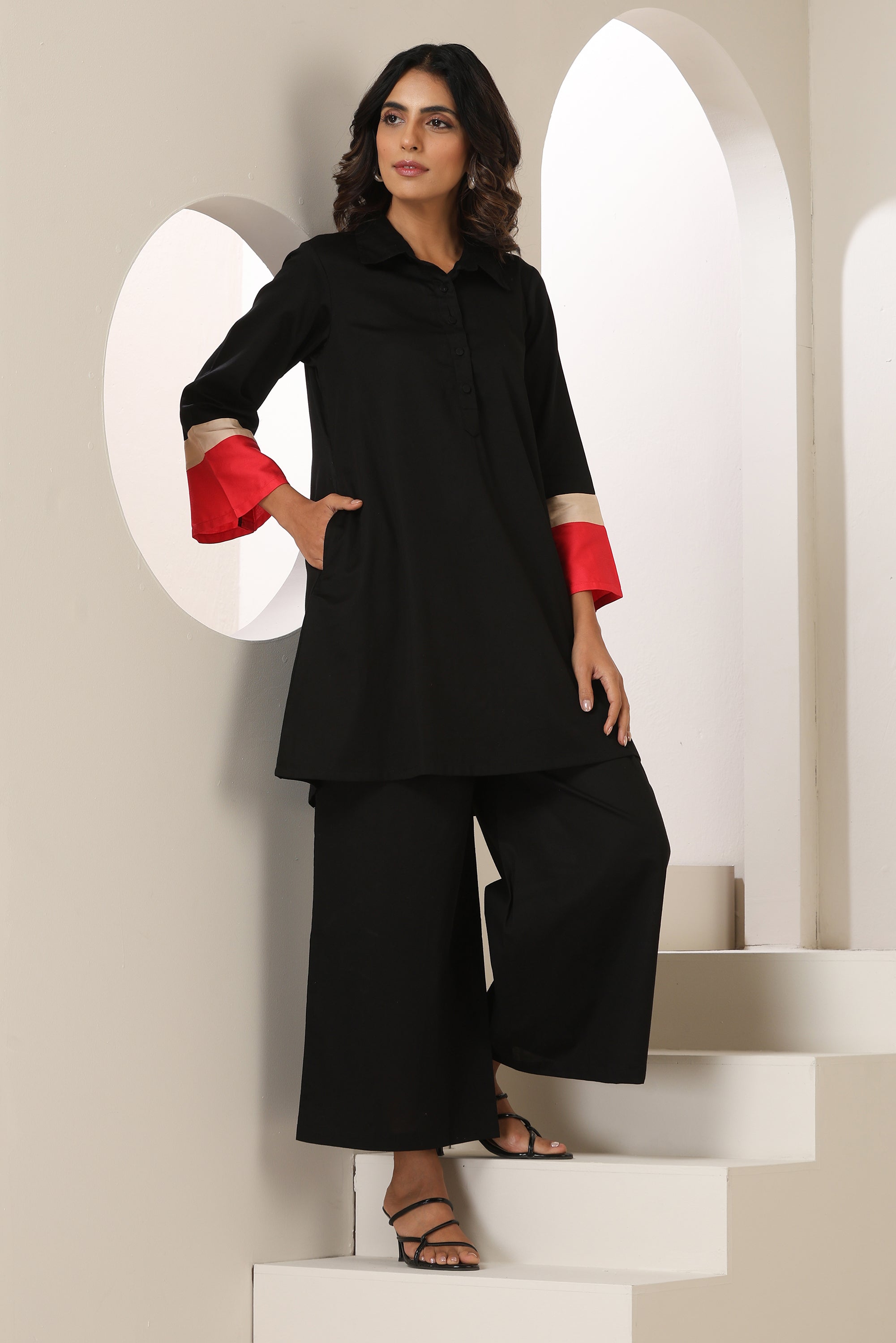 Tahira Black Co-ord Set