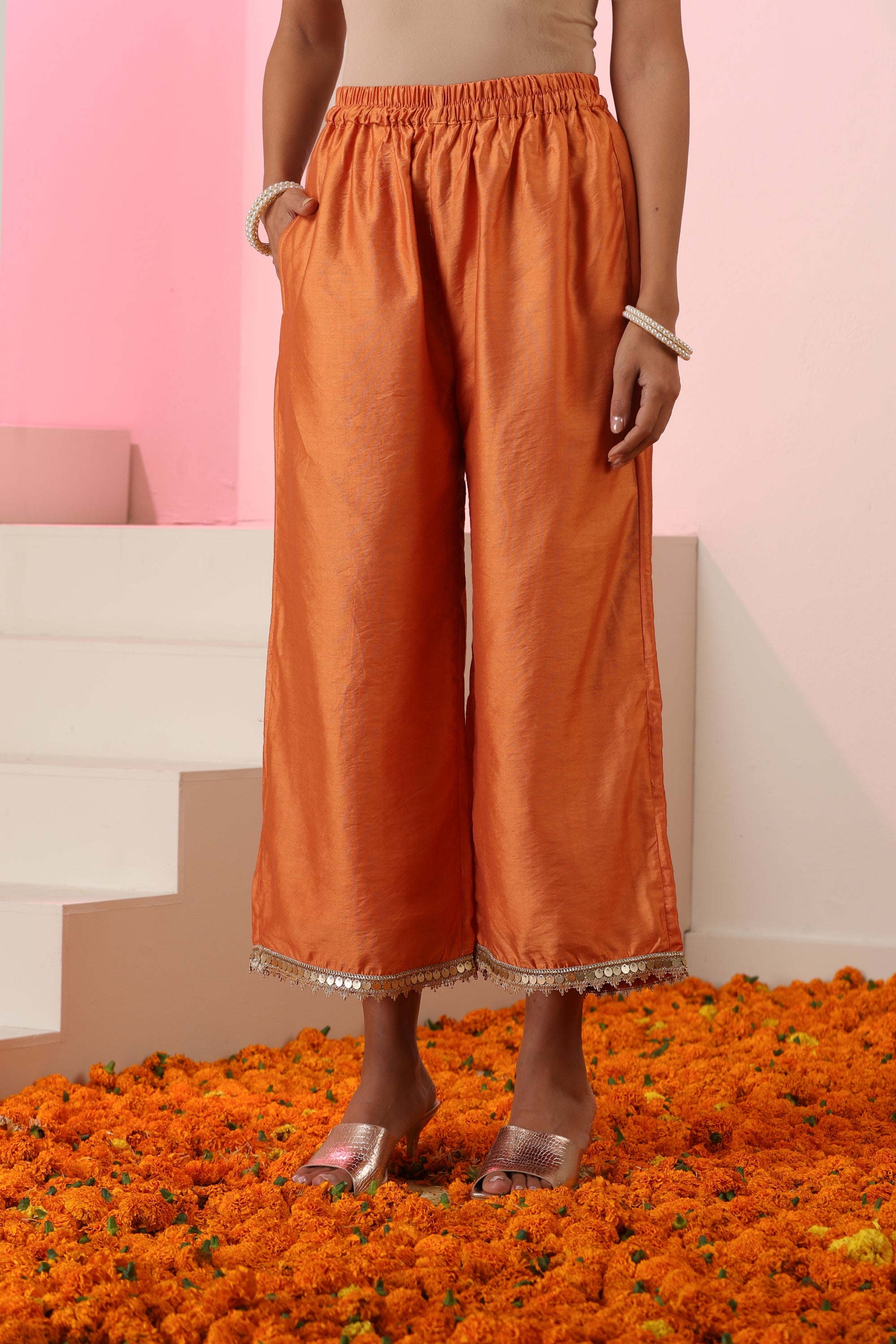 Lubna Dusky Brown Kurta Set with Dupatta
