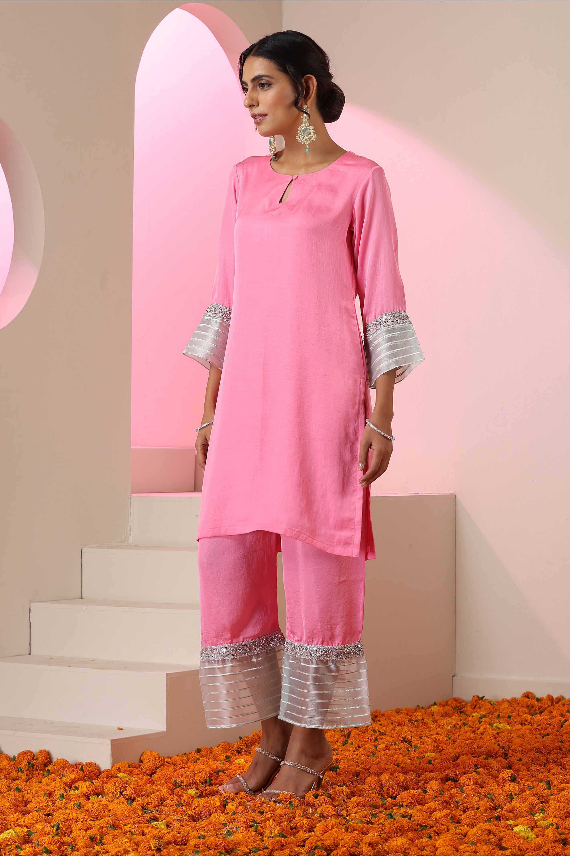 Shazia Pink Co-ord Set
