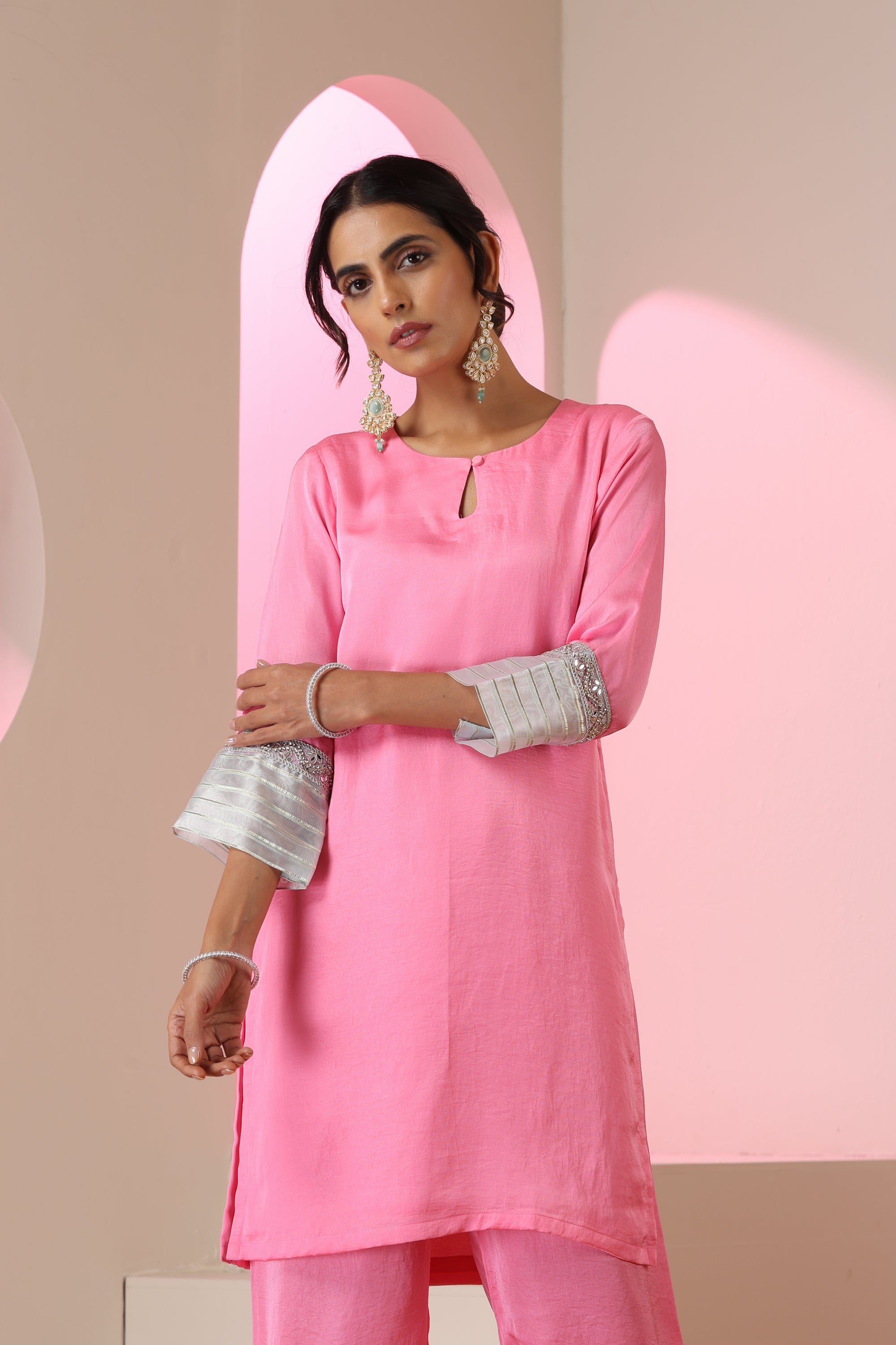 Shazia Pink Co-ord Set