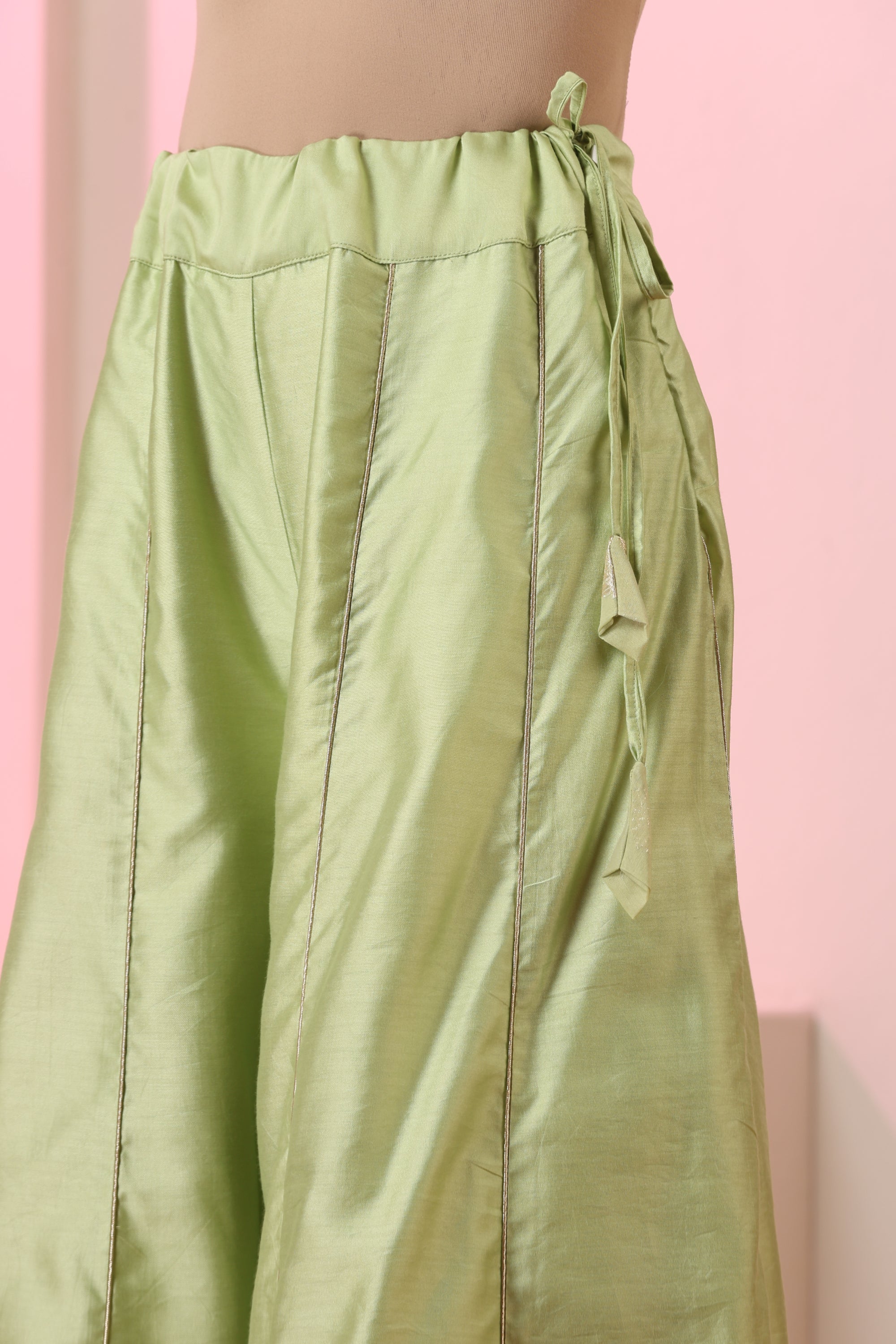 Swarnika Green Sharara Set with Dupatta