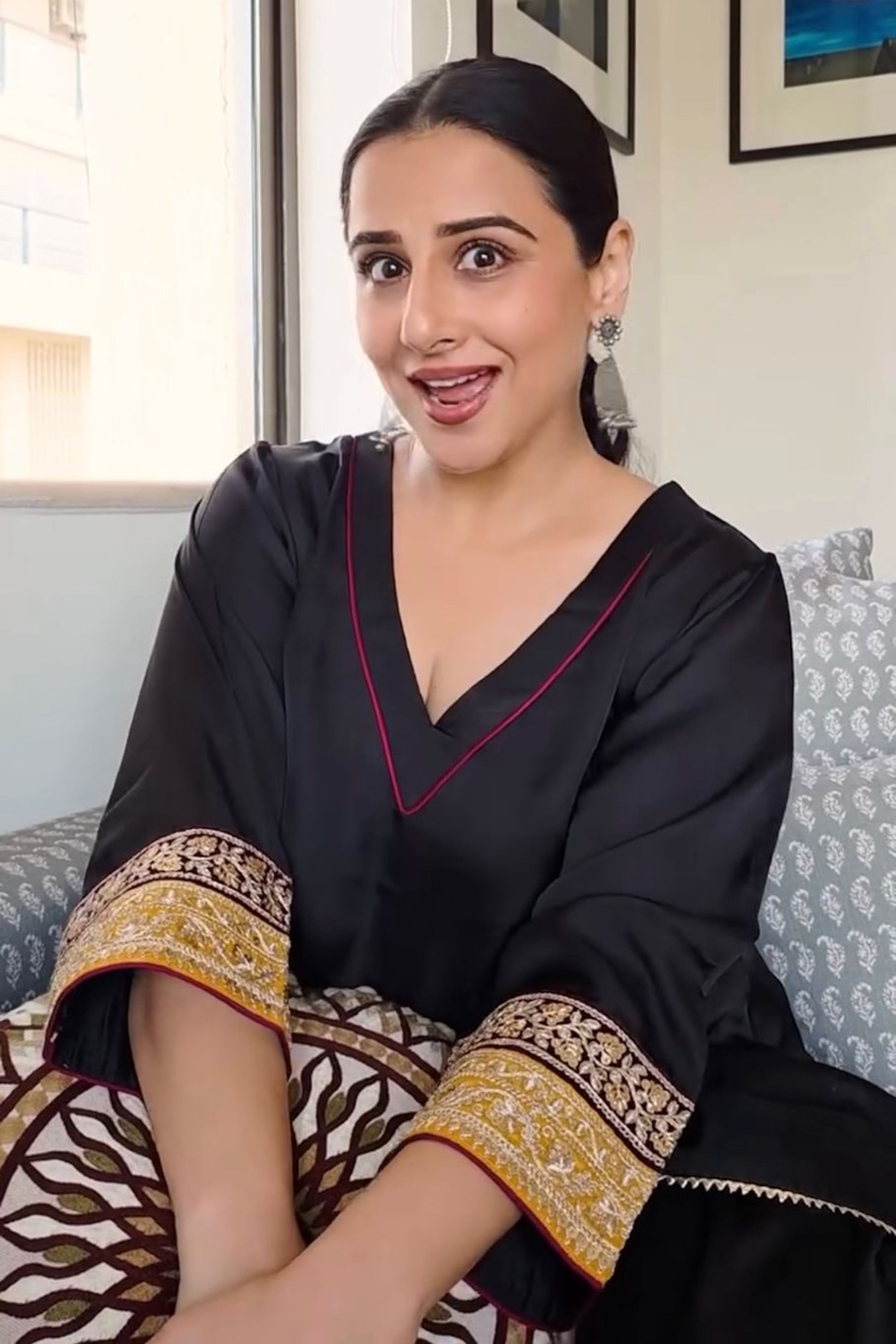 Ruhaani Black Kurta Set