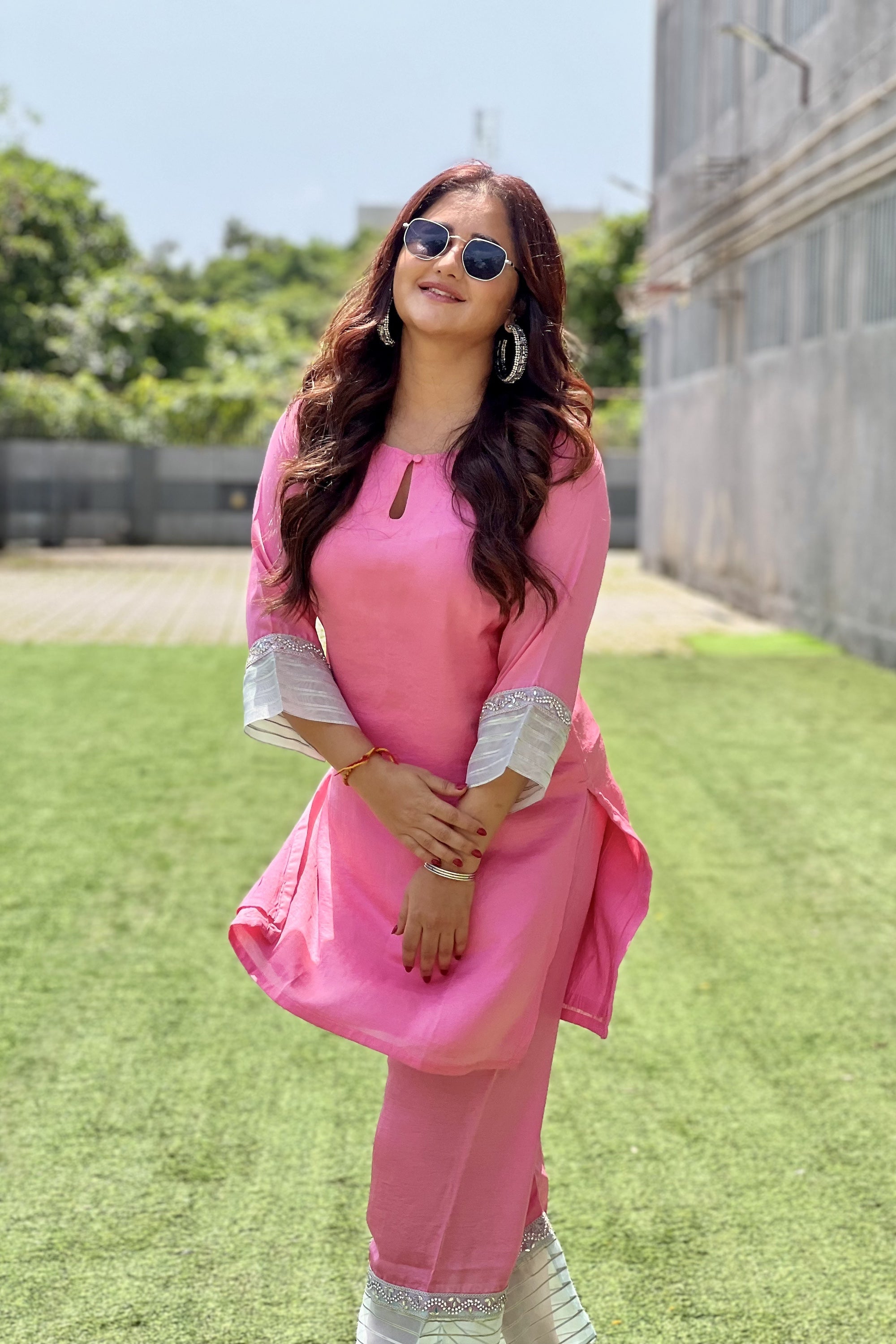 Shazia Pink Co-ord Set