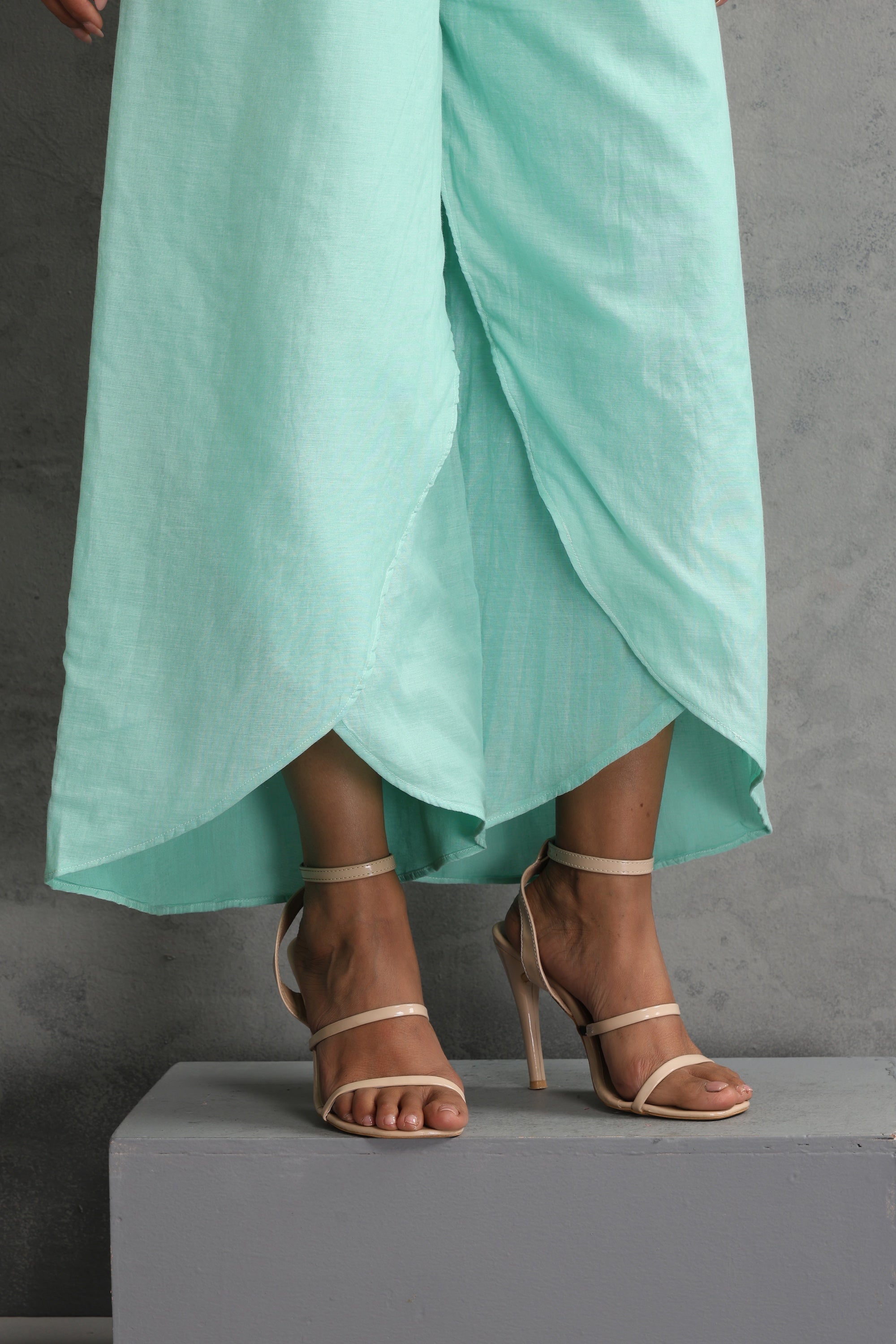 Nitra Mint Embroidered Co-ord Set