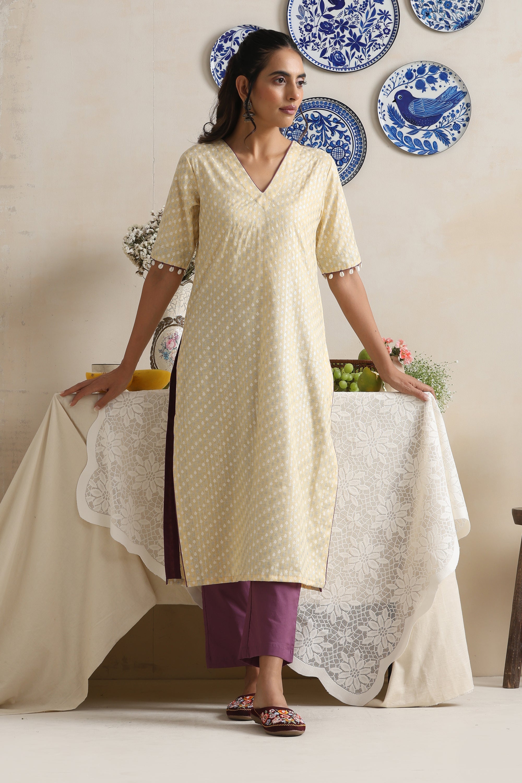 Juniper Yellow Kurta Set